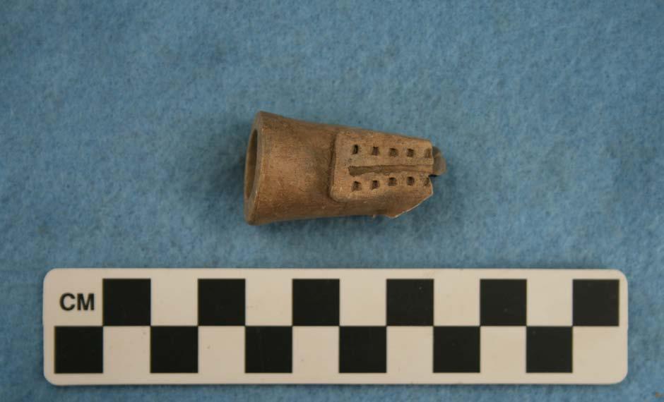 Journal of Northeast Texas Archaeology 35 (2011) 61 Group O (n=1) This Group U pipe stem has a direct rim and a flat lip.