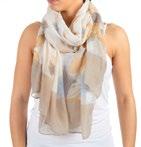 . SCARF/PAREO IN BROWN COLOR
