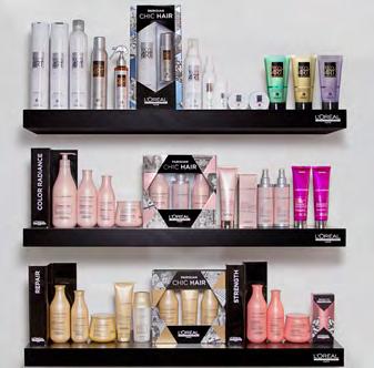 Look at this amazing new product! Everyone knows what they are looking at in most retail situations. Haircare products are not like that. Guests get lost in a wall of haircare products.