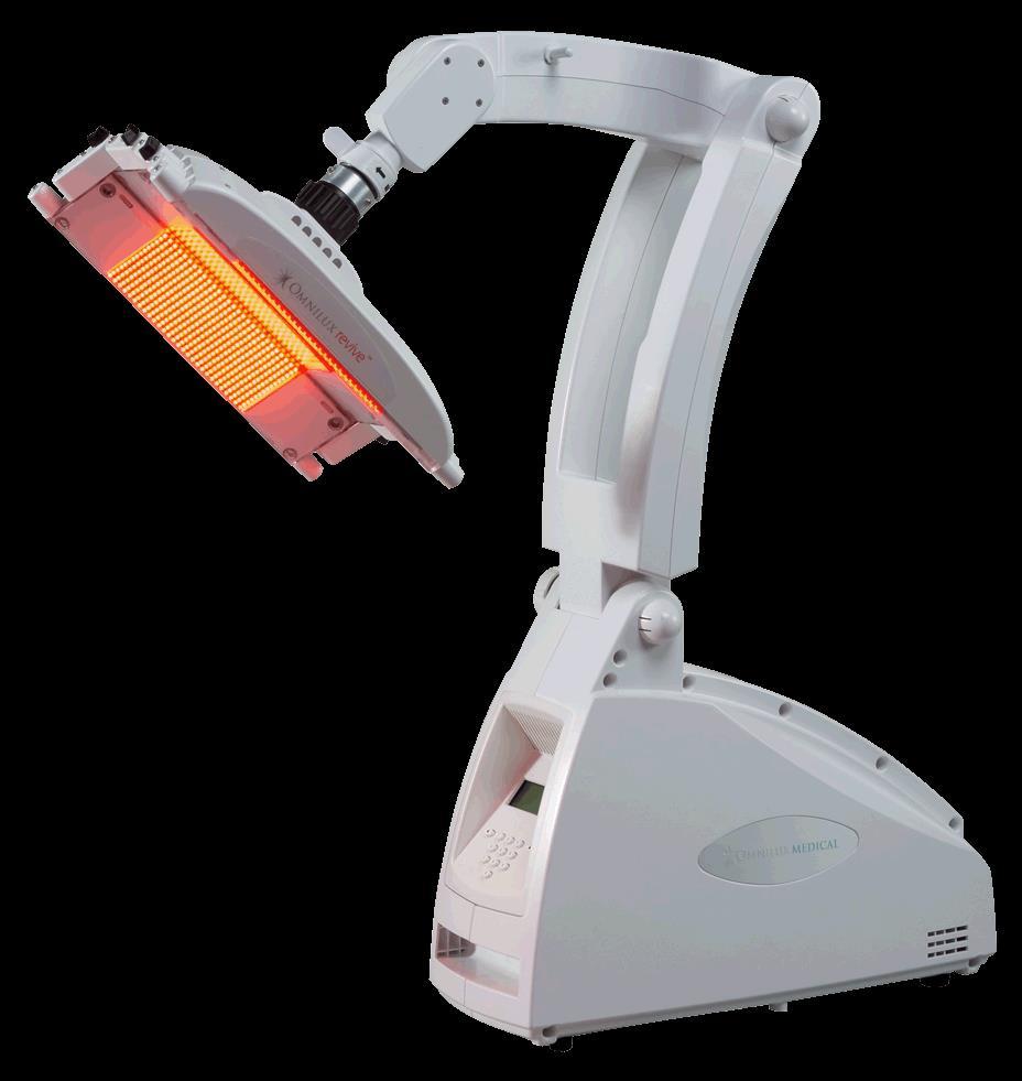 Our Omnilux Medical Technology Omnilux Light Therapy System is a 3-head device that treats all skin types year round by employing the principle