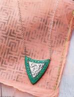 50! N3018 Patina Shield Necklace
