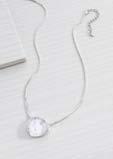 N2805 Enchanted Necklace CZ, Glass,