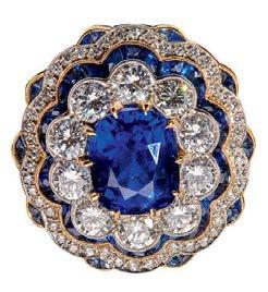 shank Ring size: M, estimated total gem weights: aquamarine 1.40cts, diamonds 0.