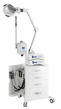 Beauty Microdermabrasion with F-332 from Weelko Page 6 Mutlifunctional beauty columns: F-332 can be used as a standalone product to be placed on any beauty trolley or table.