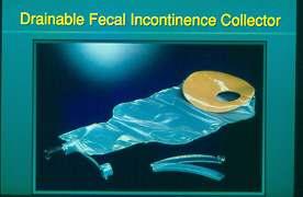 ambulatory with assistance Perianal pouches or internal