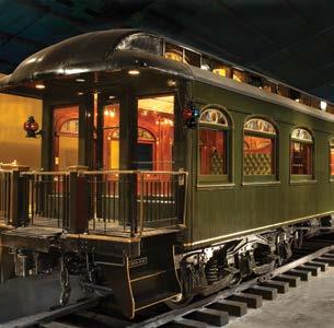 I can also look inside John and Mable s personal train car