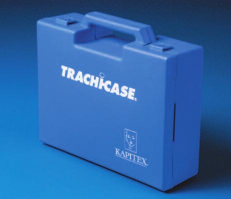 Solution Trachi-Case, a handy aid for carrying and storing your tracheostomy care products at hospital or when travelling, helping you to maintain your