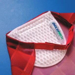 THE ONLY PROTECTORS with HYDROLOX FOAM Much easier for some patients to use Allows patients to team the protector with the DeltaNex Cravat to provide a fashionable cover Patients have a choice of