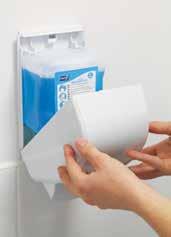 normal wear & tear HYGIENIC & EASY TO MAINTAIN Sealed cartridges with integral pump to optimise hygiene levels Cartridges are quick and easy to change Deb dispensers require minimal cleaning compared