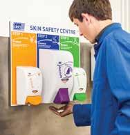 OCCUPATIONAL SKIN CARE FOR VOCATIONAL COURSES ENGINEERING & CONSTRUCTION 3 STEP INDUSTRIAL SKIN CARE SYSTEM The three step Industrial Skin Care System has been specially developed to help maintain