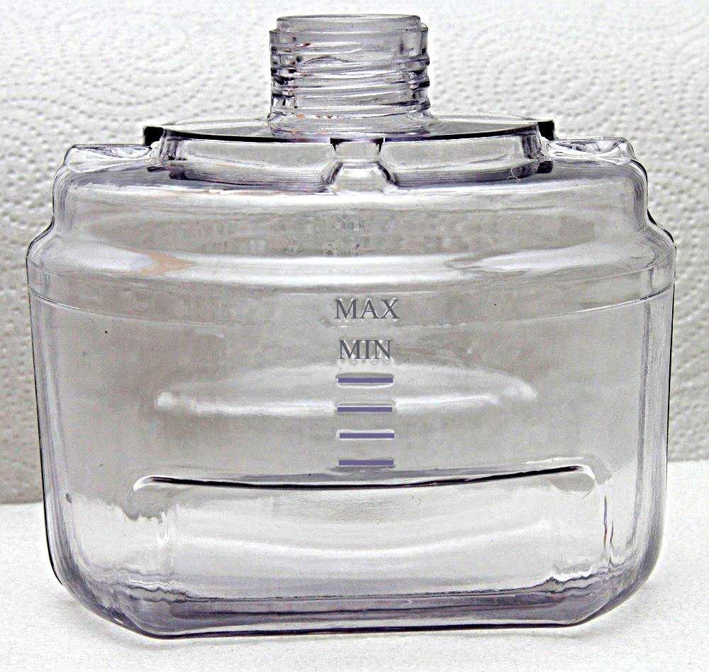 Water Bottle Remove the silver cap & nipple and add DISTILLED WATER only to the MAX line on the