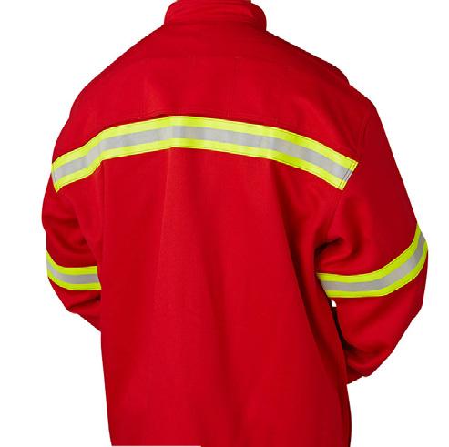 RED SHIRT QV664 330g/m 2 D3 Back Breather vents to ensure