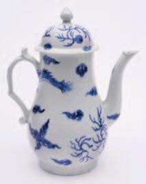 blue with The Dragon pattern, workman s mark, circa 1760,