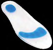 Heel Cups & Insoles Softzone 3/4 Length Insole - Soft Multi-density silicone anatomically designed to support the longitudinal