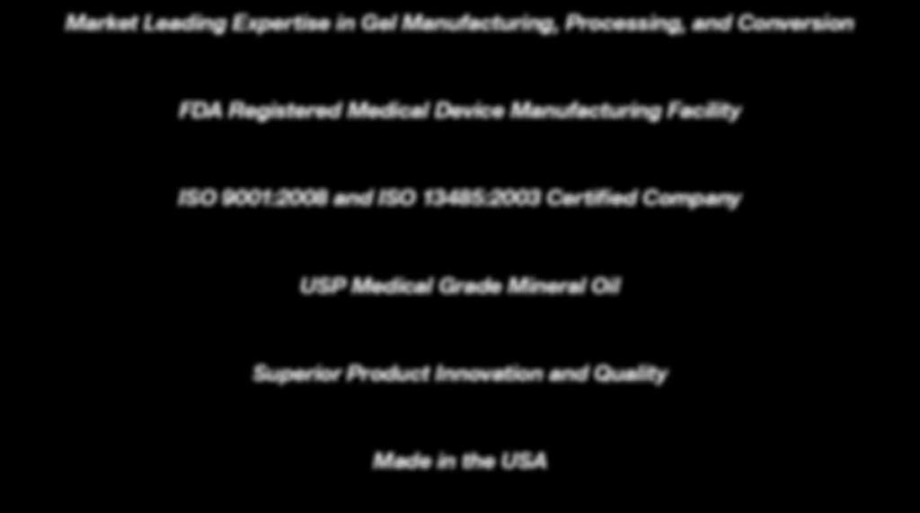 ISO 9001:2008 and ISO 13485:2003 Certified Company USP Medical