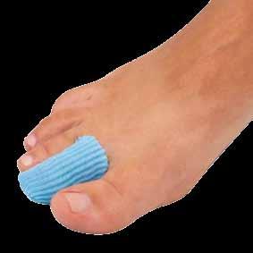 soothe, moisturize, and protect Fits toes or fingers and can be cut to size 6506 S/M 6/polybag 6507 L/XL