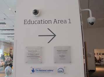 Education Area 1 To the left of the Information Desk is Education Area 1.