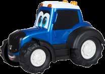 tractor has rounded edges and fully