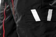 Plenty of multipurpose pockets. Front zip protected by a press stud storm flap.