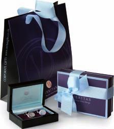 Gift wrapping Veritas gifts are beautifully presented in our hallmark purple box with sky blue trim. Tied with satin ribbon, each gift is perfectly presented and ready to give to your recipient.