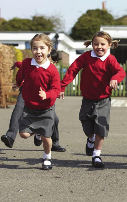 TAKING THE FIRST STEP Kids spend a substantial amount of their childhood in schools and