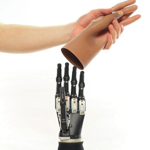 covering from the i-limb device.