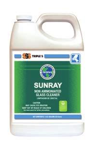 Outdoor Use 48114 4x1 Gal, 48253 2x2 L Navigator DCS SUNRAY RTU Non-Ammoniated Glass Cleaner Ready-to-Use 100% Biodegradable