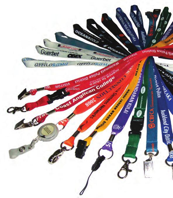 Unprinted Lanyards These include safety breakaway and with a choice of bulldog, c-hook attachment or retractable keypull on