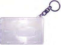 Clear Luggage Loop WLP An ideal way to attach your ID card, Luggage tag or Season pass to Bags, Trundlers, Golf bags etc.