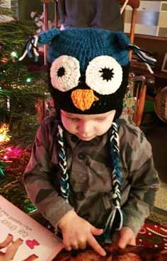 JAZZY JAMMZZZ TM KIDS LOUNGEWEAR HATS Toddler Owl & Mouse Knit Hats