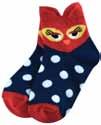 Kids Socks Ages 4-10 one size fits most 98% polyester 2% spandex See our kids product  24-pc Assortment 67320-24-0009 8 09048 67320 3