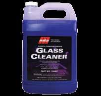 113820 SUPER CONCENTRATED GLASS CLEANER Ammonia-free formula provides deep down cleaning action to cut through dirt, grease, grime and oily films on automotive glass and other hard shiny surfaces
