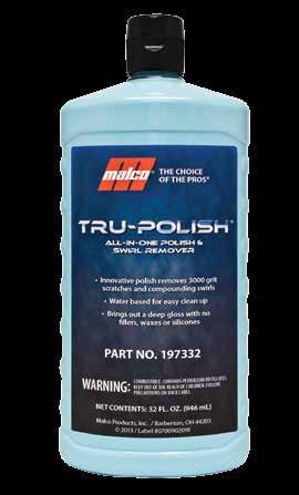 Use with green wool pad for most aggressive cut, green foam for moderate cut and blue foam for lightest cut and best finish. 32 fl. oz. 111732 1 gal.