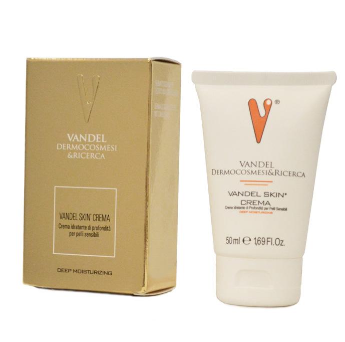 DEEP MOISTURIZING VANDEL SKIN CREAM 50 ml. Soothing and normalizing factor, aging, altered by solar radiation (photoaging) and time (timeaging).
