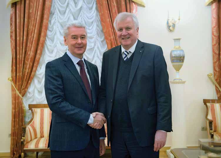 MOSCOW OFFICIAL Mutual business interests stay strong The Russian capital will strengthen ties with Bavaria The Moscow government is hoping for closer economic cooperation with Bavaria, Mayor of