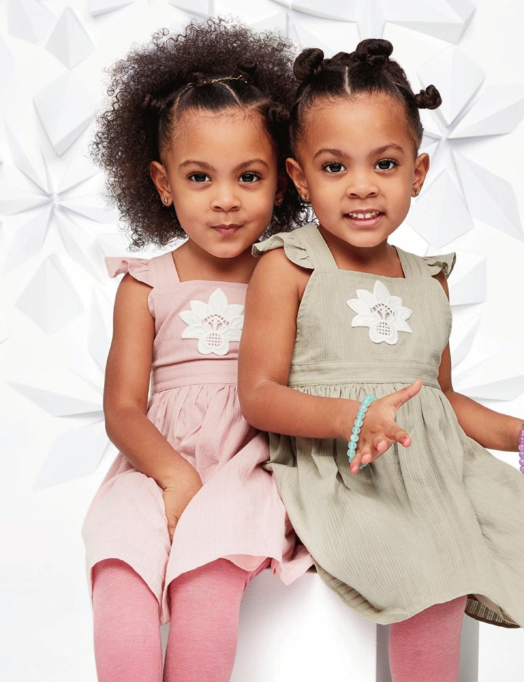AVA AND ALEXIS @mccluretwins We can seriously watch this double dose of cuteness and their viral videos all day. Ojeifo crafted two styles that reflect their similarities and individuality.