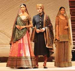 The show presented a compelling story of the textiles of India, focusing on innovations in craft and design.  power.