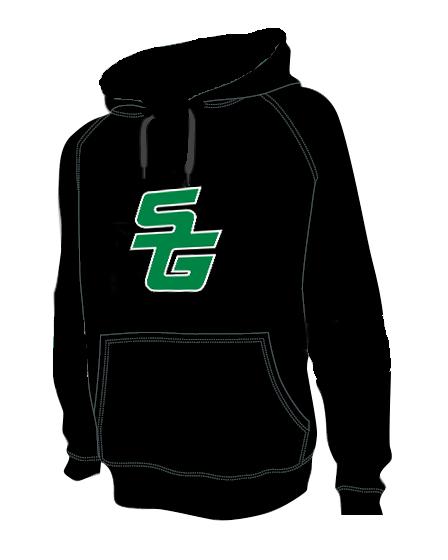 Crest Team Hoddie Youth & Adult SM-3XL Green in hood $48.00 Green in hood and lace up $56.00 $40.