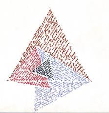 es Napoleon s Triangle (Triángulo de Napoleón), end of the 1980s Color pen on cardboard Model 15 x 20 cm Spatial Projects