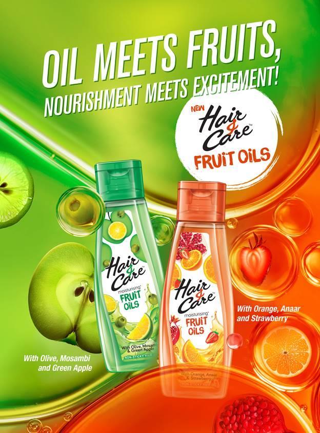 Hair & Care Fruit Oils Exciting and Super Nourishing range of fruit based hair oils under the Hair & Care