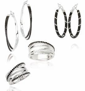 W H AT S H O T 67434 67435 Black & White scene stealers Hot fashion threader styling gives jewelry a really expensive look, at very accessible price points.
