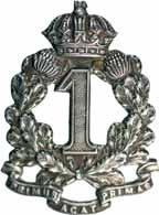 5328* 1st Regiment NSW Volunteer Infantry, hat and cap badge, 1878-1903, in