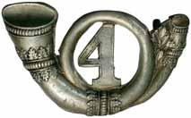5336* 4th Regiment NSW Volunteer Infantry, c1880s - 90s, pill box cap badge in white metal (30mm)
