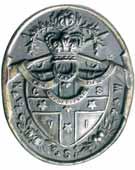 5393* NSW Civil Service Volunteer Infantry Corps, hat badge, 1900-03, in white metal (42mm)