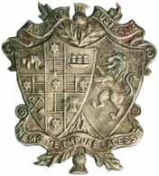 5404 Victorian Scottish Regiment, 1898-1903, sporran badge in bronzed white metal (58mm) (Grebert p159); Victorian Military Forces,
