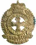 5408* Victorian Volunteer Cadet Corps, c1890s, hat badge in gilt brass (39mm). (Grebert P163).