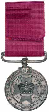 5305* Queensland Police Force, Queen Victoria Diamond Jubilee medal in bronze, 1897, inscribed to, 'Constable P.Collins'. Extremely fine.