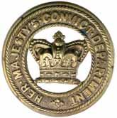 5311* Tasmania, Port Arthur, c1850s, uniform button in brass, reverse marked in relief around a circular band, 'Firmin & Sons/133 Strand London', and in the centre, '& 13/Conduit St'.