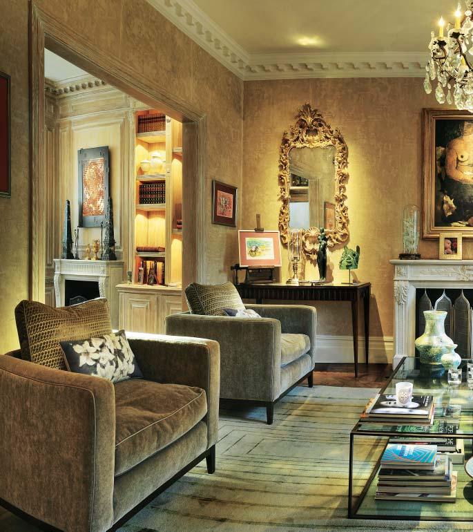 My grandfather was a true warlord, a man of honour and pride He was also a brilliant art collector Ghizlan s style, as expressed in these interiors, is a mix of classical pieces with a modern twist.