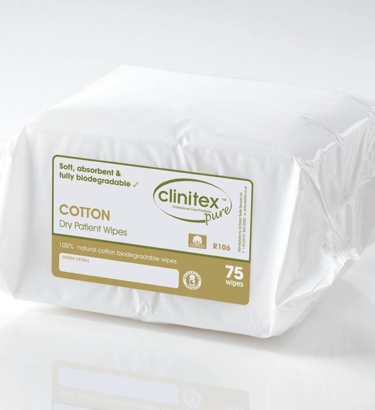 ENVIRONMENTALLY FRIENDLY CLINITEX PURE Softer, stronger and more absorbent.